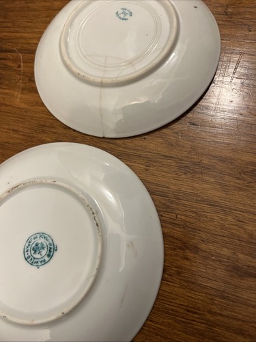 Antique Japan Cup & Saucer Tea Set, Blue Bird Japanese Eggshell 4cups 2 Saucers - Picture 16 of 17