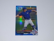 2017 Bowman Chrome 1ST BLUE 70TH REF  Hagen Danner RC #D 001/200  FIRST ONE MADE