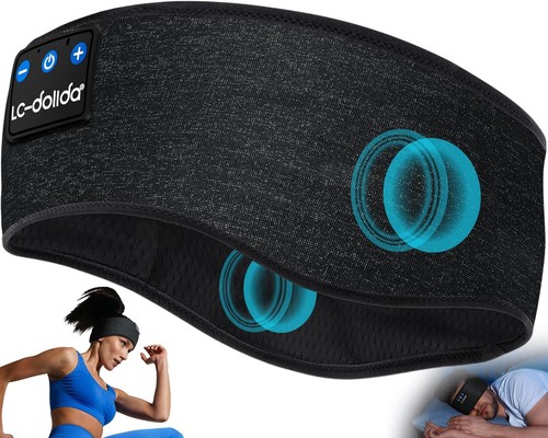 Cuffie Archetto Bluetooth Cuffie per Dormire Fascia Musicale Accoglienti S...