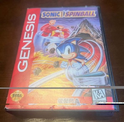 Sonic The Hedgehog Spinball (Sega Genesis, 1993) Authentic!