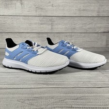 Adidas Ultimashow Running Shoe Women's Size 7 White/Blue Comfort IG6417