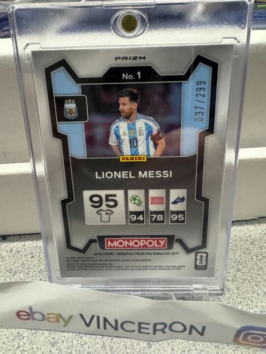 2026 Panini Prizm FIFA World Cup #1 Lionel Messi – Argentina, True