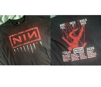New!!! NIN Nine Inch Nails 2026 Peel It Back Tour T-Shirt1