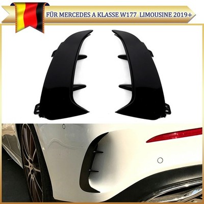 Für Mercedes Benz W177 A200 A220 Sedan Heckstoßstange Flaps Spoiler Lippe Canard