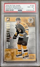 2004-05 In the Game Heroes and Prospects - Patrice Bergeron #195
