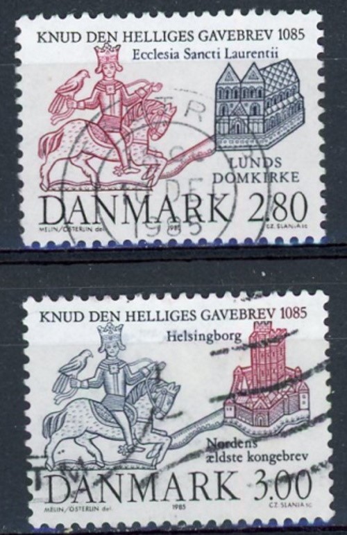sm0287 Denmark - Sc#777-78 Used - Final Closeout