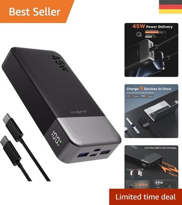 Tragbare 20000mAh Akku Pack Power Bank mit LED-Anzeige und Sicherheitsfunktionen