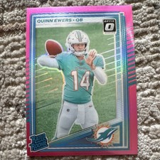 2025 Panini Donruss Optic Quinn Ewers Rated Rookie Pink Prizm #342