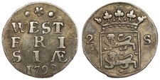 Netherlands / West-Friesland - 2 Stuivers 1792