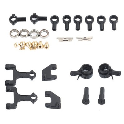 D12 D42 Metal Upper Lower Swing Arm Steering Cup Set for 1/10 WPL RC Car Truck b