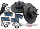 <!--F#f_0-->Holden Slot+Dimple Front Disc Brake Rotors Bendix Bearings HQ HJ HX HZ PBR ALLOY<!--F/-->