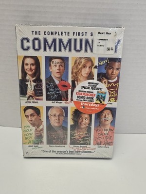 Community: The Complete First Season (DVD, 2010, 4-Disc Set) - Sealed NEW