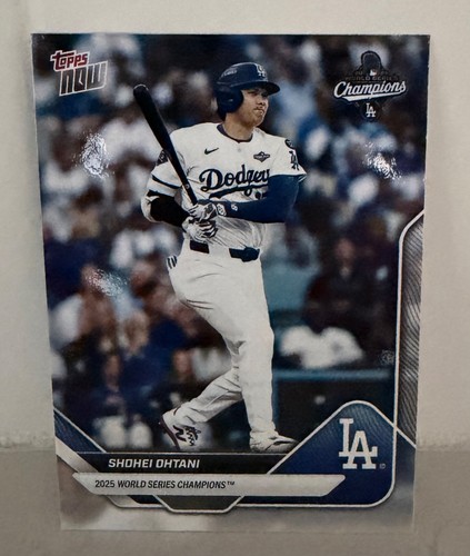 2025 Topps Now World Series Champions Los Angeles Dodgers - Shohei Ohtani #WS-1