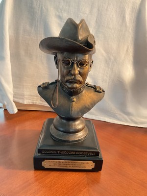 Colonel Theodore Roosevelt friends of NRA 2008 sponsor number 10520 bust statue