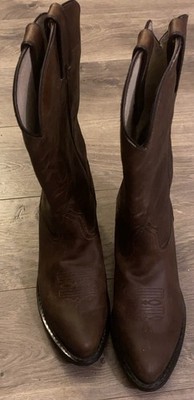 Durango Boots Womens Sz 8M Brown Leather Western Cowboy Rodeo 12  RD4112 EUC