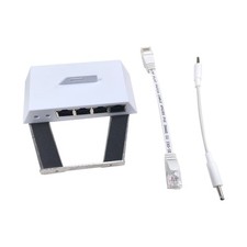 4-Port Gigabit Ethernet Adapter for Starlink Mini Router RJ45 Cable Mount