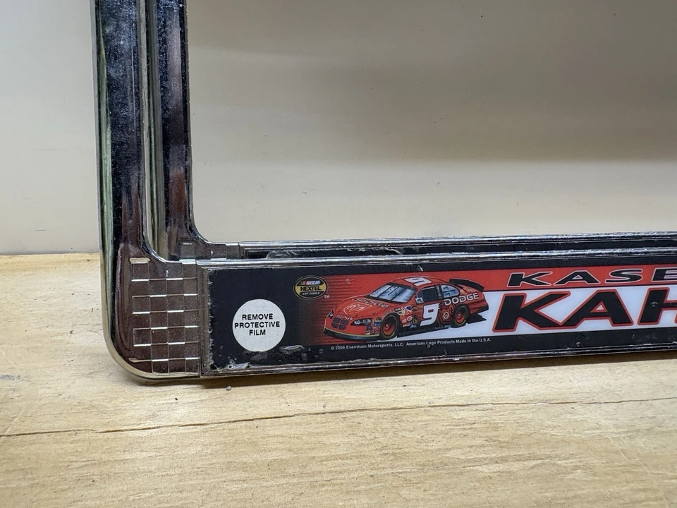 Kasey Kahne #9 NASCAR License Plate Frames (Lot of 2) - Image 4 of 4