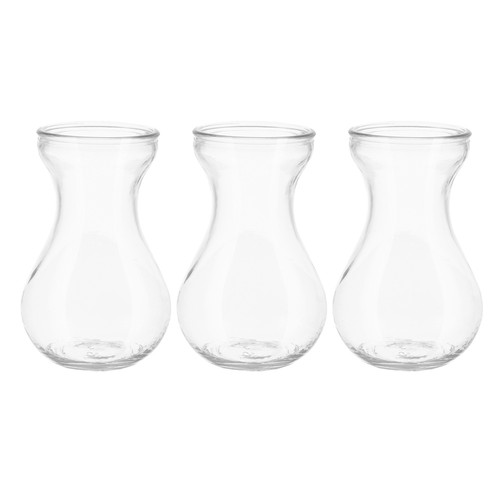 3 PCS Mini Transparent Vase Flower Vases for Centerpieces Decorative Glass - Bild 3 von 12