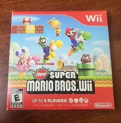 NEW SUPER MARIO BROS (Nintendo Wii)   - Tested & Working