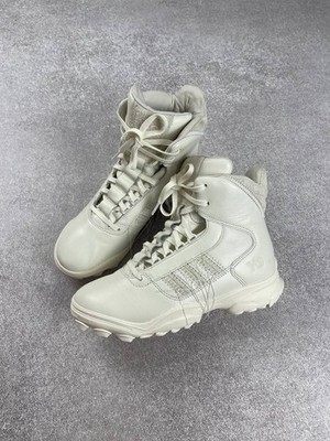 Adidas Y-3 Yohji Yamamoto GSG9 White Leather Boots Size US 6.5 Duties Paid (USA)