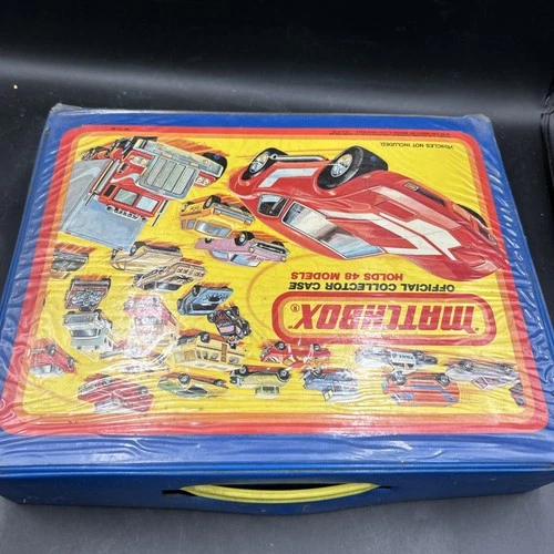 Vintage Matchbox Official Collector Case W/ 48 Cars. ML