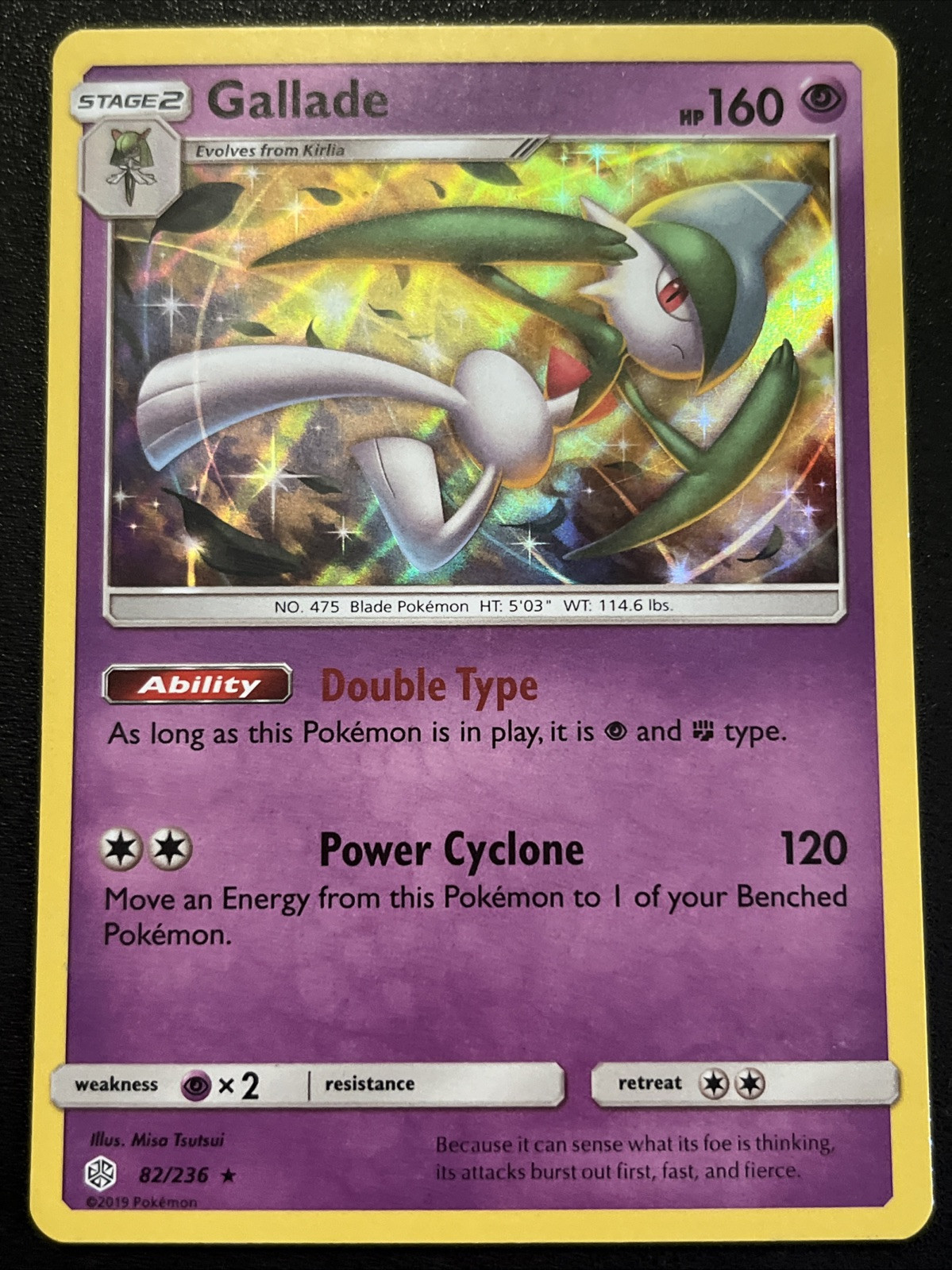 Gallade 82/236 Sm-Cosmic Eclipse Holo LP