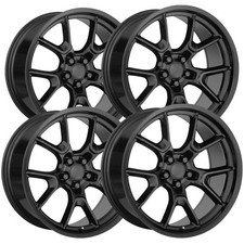 Set Of 4 Fr66f Anniversary Form 20x9.5 5x115 15mm Gloss Black Wheels Rims