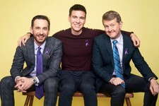 Brad Rutter James Holzhauer Ken Jennings are photographed for TV G- Old Photo