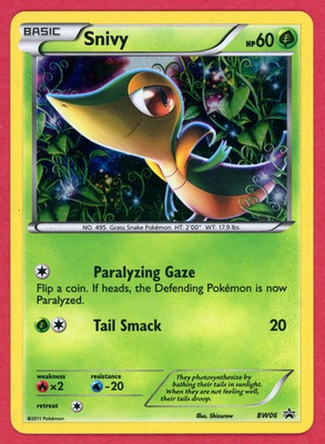 #ad Snivy Pokemon TCG Black and White Promos BW06 NM $2.99