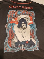 RARE NEIL YOUNG Crazy Horse RAGGED GLORY WORLD TOUR Merch  Jersey  4XL