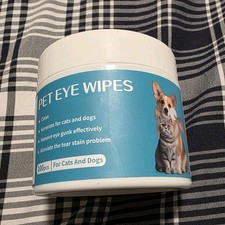 Eye Wipes for Cats Dogs Tear Stain Remover Aloe Chamomile 100pcs