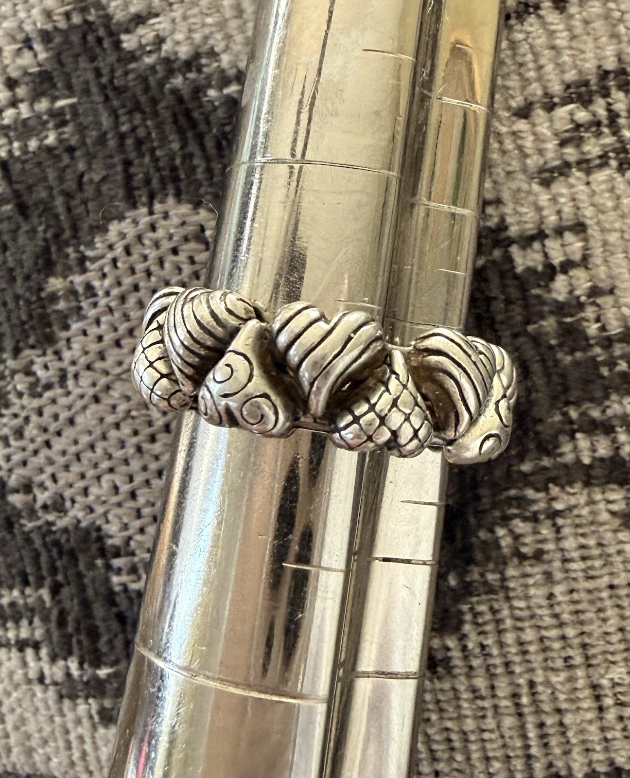 Brighton Double Interlocking Heart Ring Sterling … - image 9