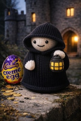 Strick Strickanleitung nur Verräter Ostern Creme Ei Ferroro Rocher Bezug