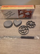 Vintage Happy Day Pastry Shell Rosette Mold s and One Handle