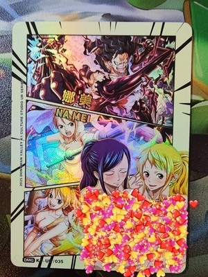 Card One Piece Goddess Story WAIFU Nami Nico Robin Boa Hancock Live Sexy Holo