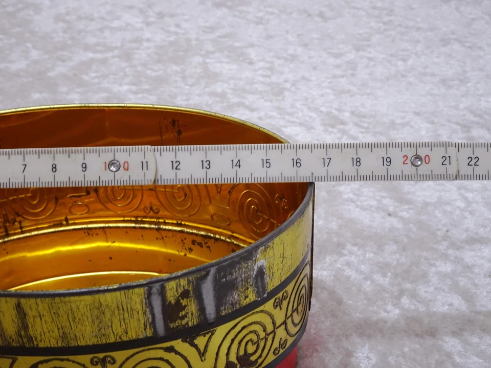 Antike Jacobs Kaffee Blechdose - Vintage - Reklame Werbung - 16,5 cm - Bild 4 von 4