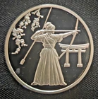2019 SatosanMetals Kyudo 1oz. Silver Heidi Wastweet/Sandra Deiana [s/n 0168]