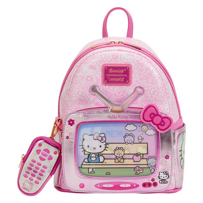 Loungefly Hello Kitty Sanrio Exclusive Lenticular Vintage TV Mini Backpack NWT