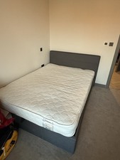 Ottoman Storage Double Bed + Mattress – Excellent Condition (N20 London)