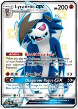 Pokemon Lycanroc GX SV66/SV94 Holofoil MP Hidden Fates: Shiny Vault on eBay