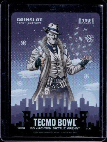 2026 Bo Jackson Battle Arena Tecmo Bowl Coinslot First Skyline Battlefoil #S370