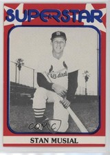 1982 TCMA Superstars Second Series Stan Musial #48 HOF 0d4v