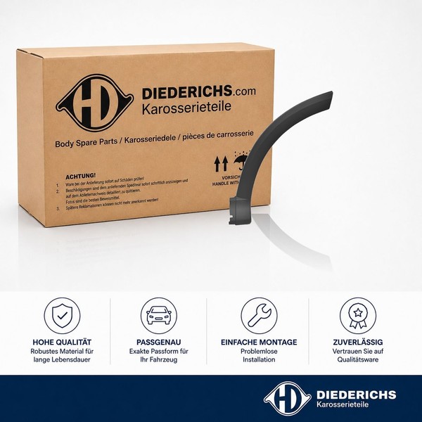 Verbreiterung KotflÜGel Hinten Links Diederichs 1813167 FÜR Opel-image