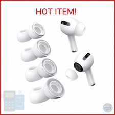 Vsagier 4 Pairs Replacement Ear Tips Compatible with AirPods Pro 1st/2nd Gen, So