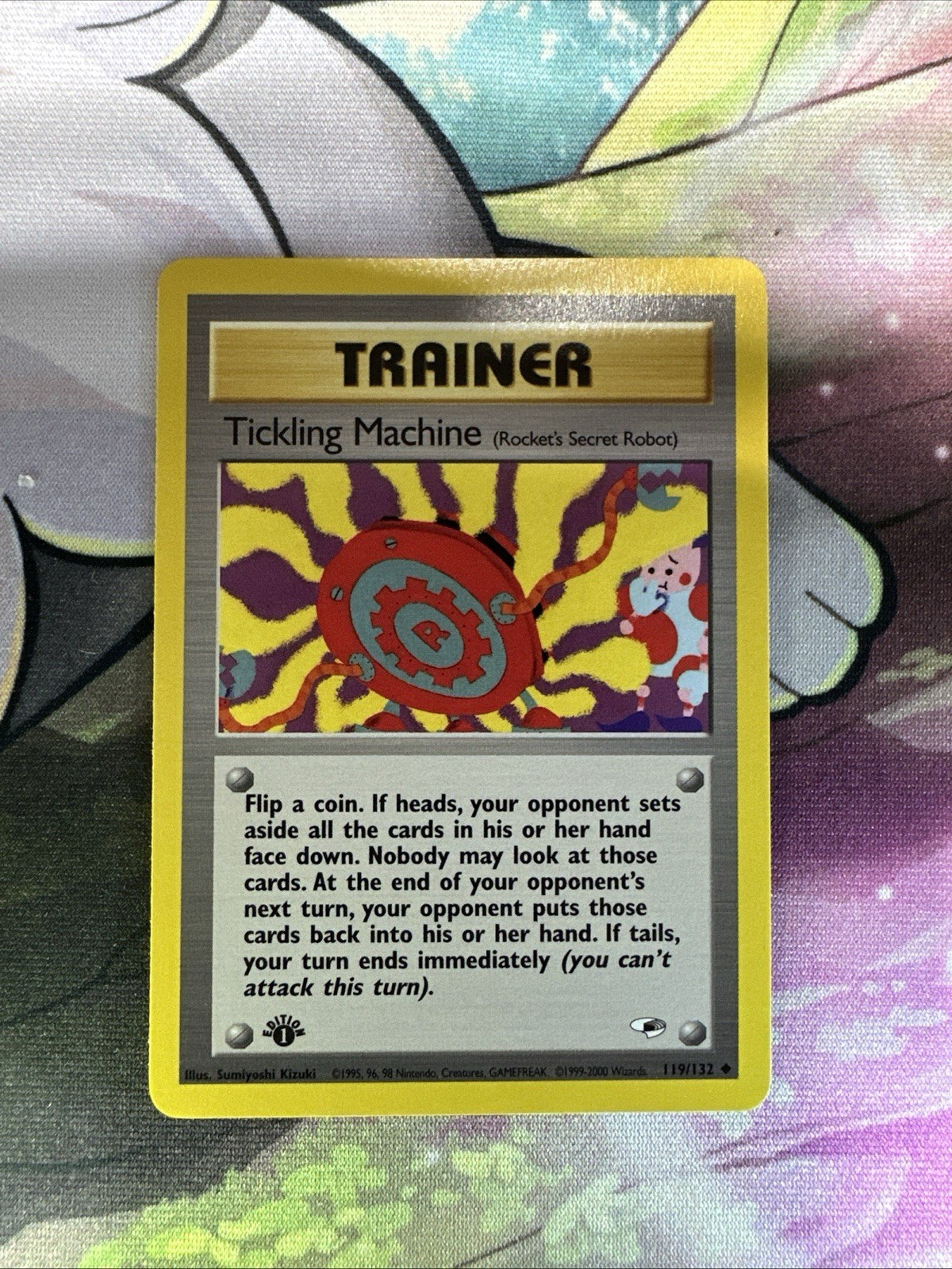 Tickling Machine 119/132 Gym Heroes Regular 1st Edition- NM