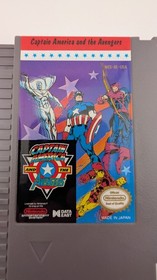 Captain America and the Avengers - Nintendo NES w/ Manual and Sleeve -  TESTED!!