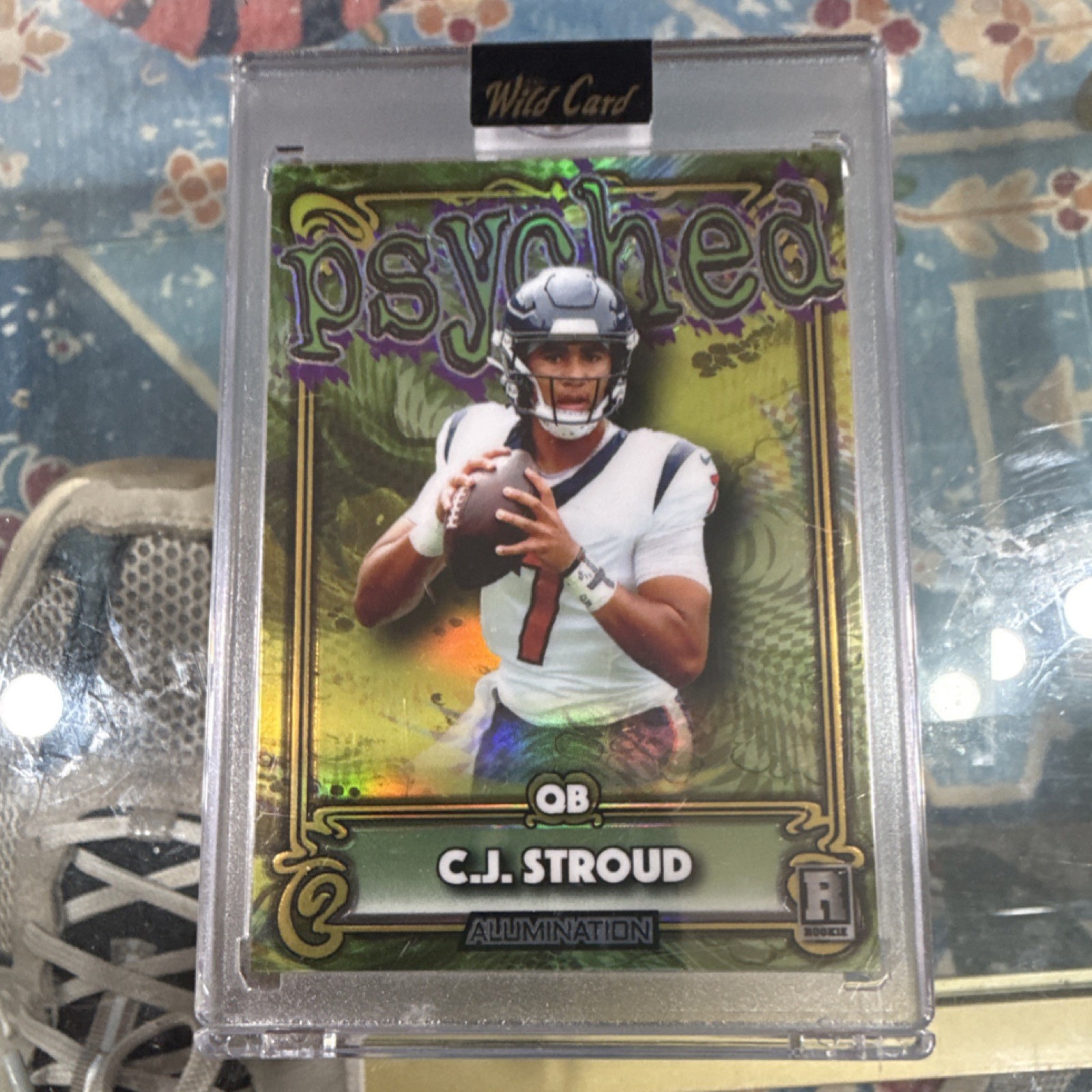 CJ Stroud Wild Card Alumination Rookie Edition Psyched #APCS Base