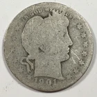 1901 United States "Barber Quarter" - Fair (FR) KM#114 - 8024