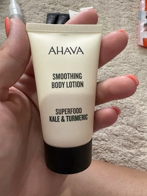 Ahava Smoothing Body Lotion Superfood Kale & Turmeric 40ml - Image 1 of 2