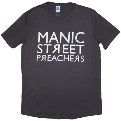 Manic Street Preachers Reversed Logo offiziell Männer T-Shirt Herren